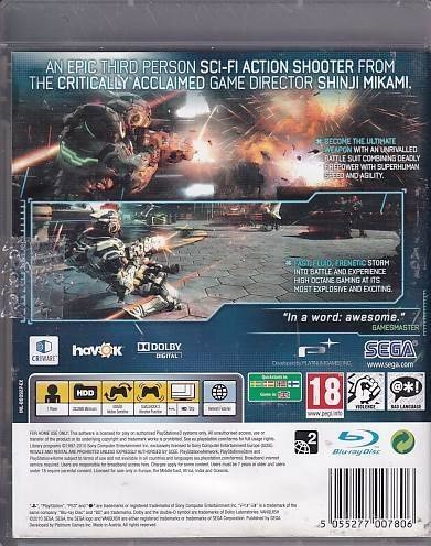 Vanquish - PS3 (B Grade) (Genbrug)